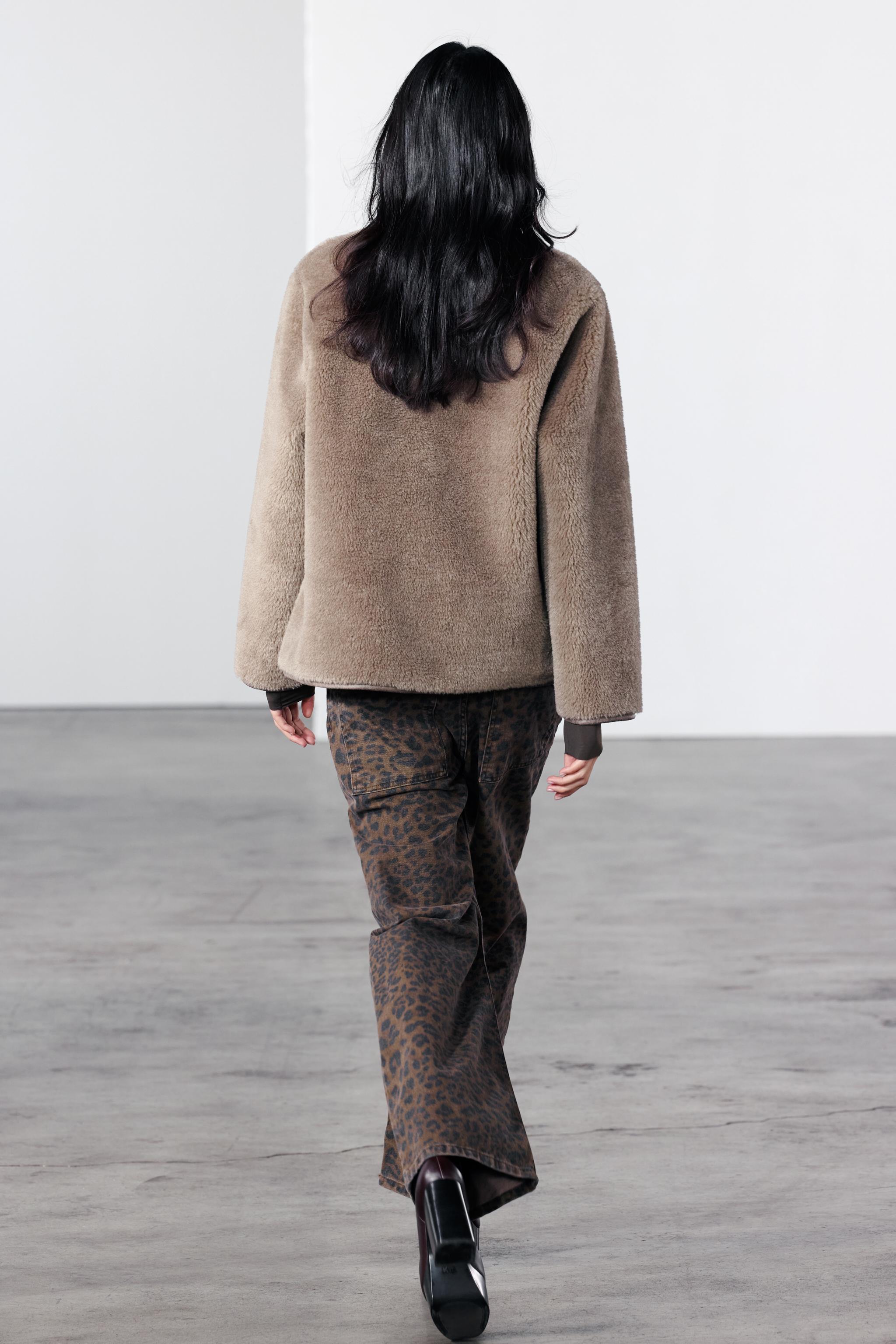 FAUX SHEARLING JACKET ZW COLLECTION Product Image