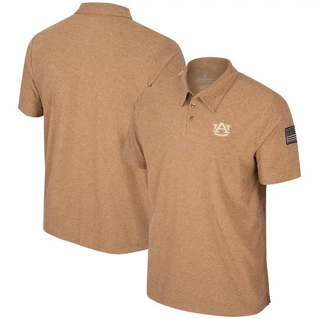 Mens Colosseum Khaki Arkansas Razorbacks OHT Military Appreciation Cloud Jersey Desert Polo Product Image