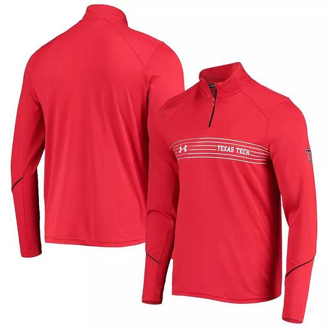 Mens Under Armour Texas Tech Raiders Sideline Performance Lightweight Quarter-Zip Jacket Product Image