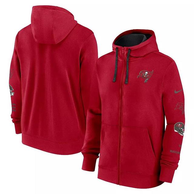 Mens Nike Tampa Bay Buccaneers Club Full-Zip Hoodie Jacket Product Image