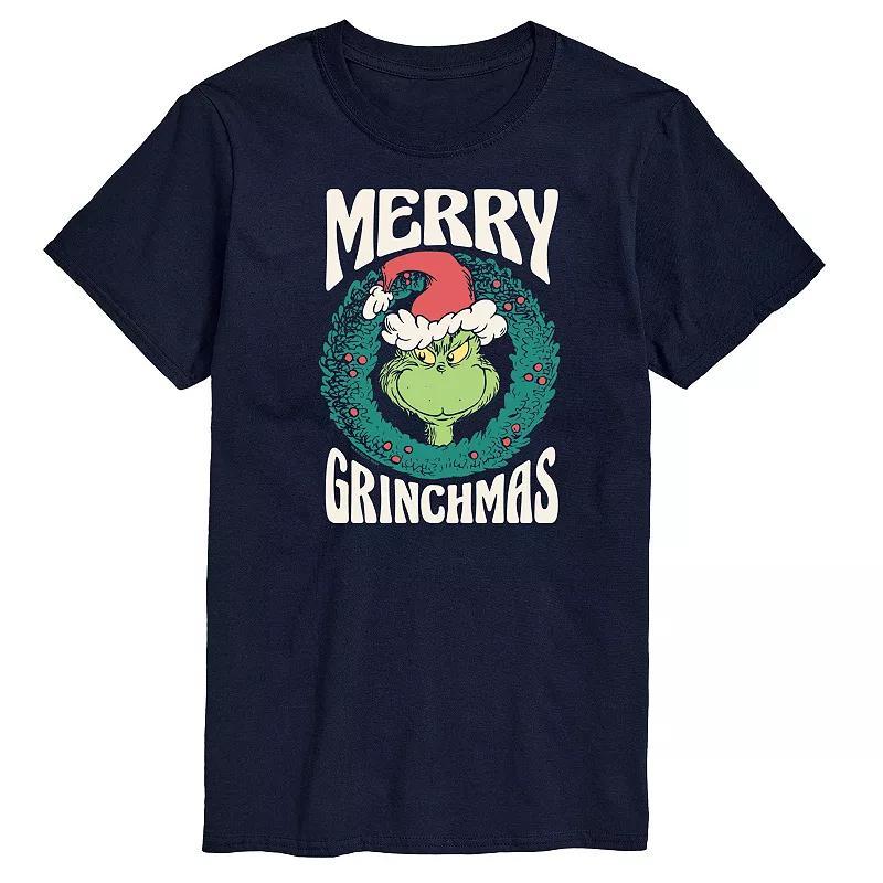 Mens Dr. Seuss The Grinch Merry Grinchmas Graphic Tee Product Image