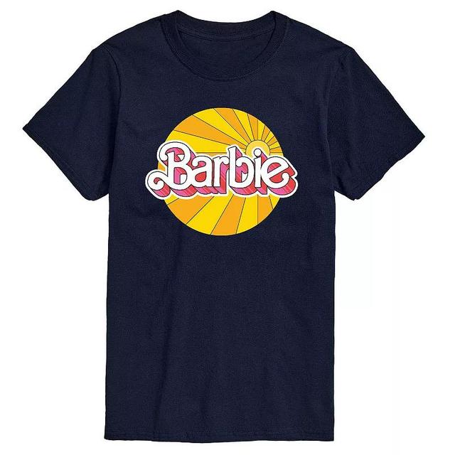 Mens Barbie Sunburst Logo Tee Blue Product Image