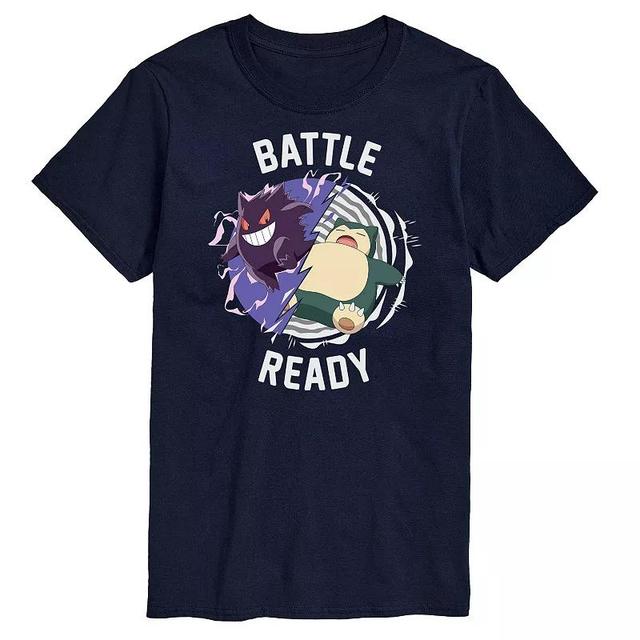 Mens Pokemon Gengar & Snorlax Battle Ready Graphic Tee Product Image