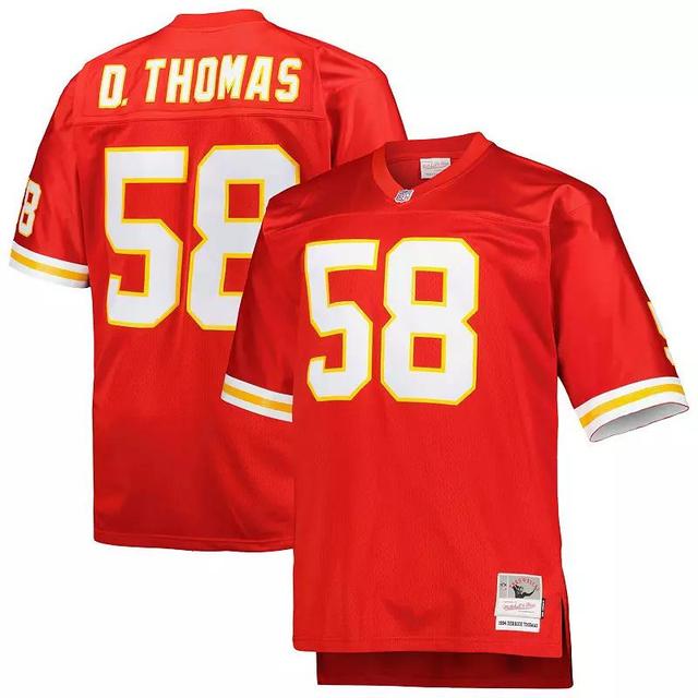 Mens Mitchell & Ness Derrick Thomas Red Kansas City Chiefs Big and Tall 1994 Retired Player Replica Jersey - Red Product Image