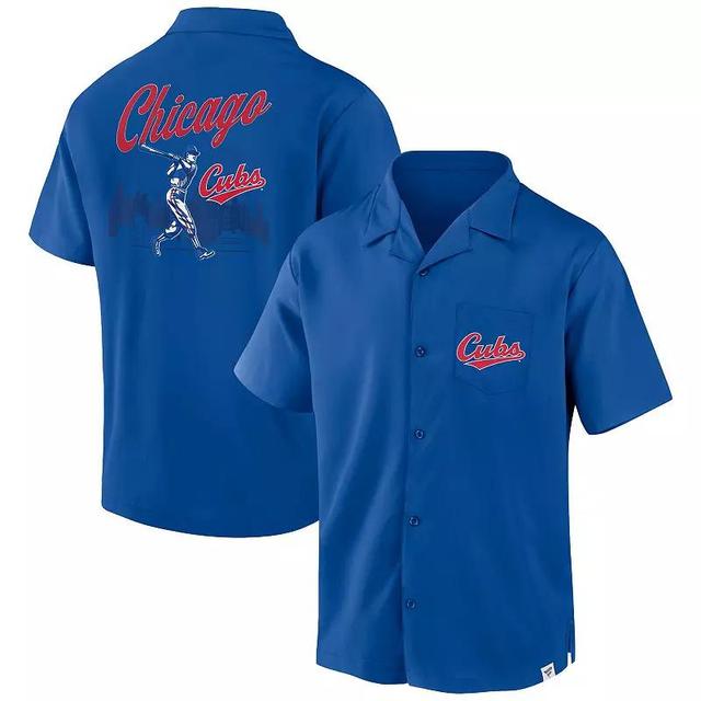 Mens Fanatics Branded Royal Chicago Cubs Proven Winner Camp Button-Up Shirt Product Image