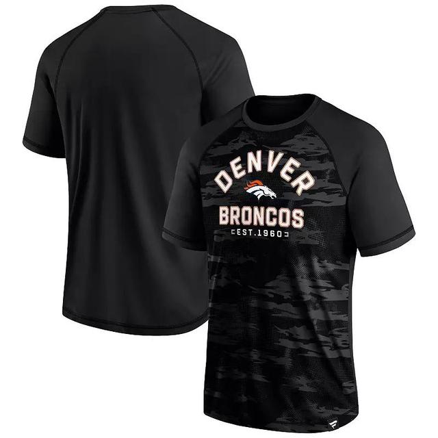 Mens Fanatics Branded Denver Broncos Hail Mary Raglan T-Shirt Blue Product Image