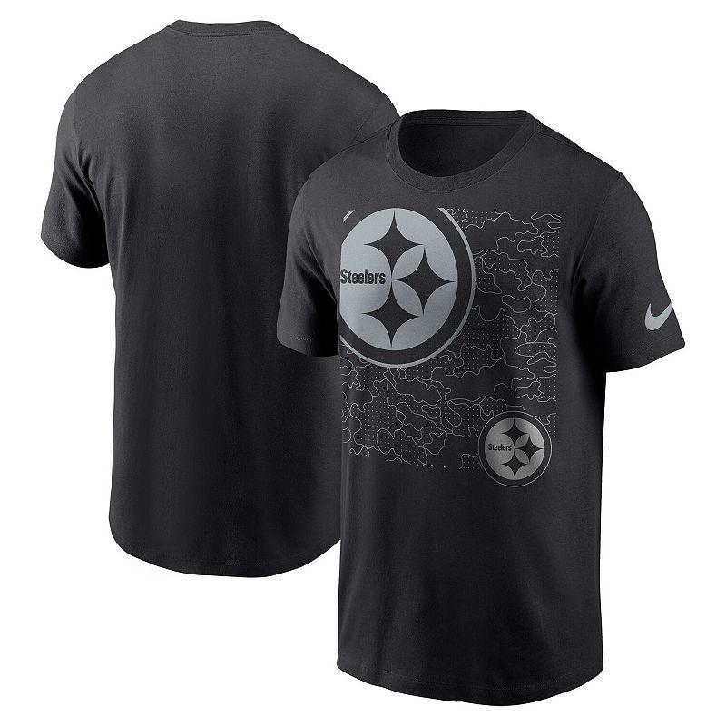 Mens Nike Pittsburgh Steelers RFLCTV T-Shirt Product Image