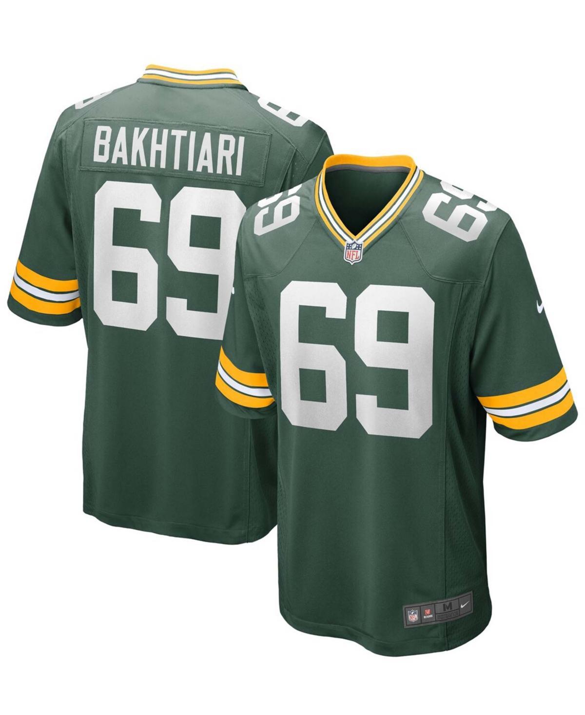 Mens David Bakhtiari Green Green Bay Packers Game Team Jersey - Green Product Image