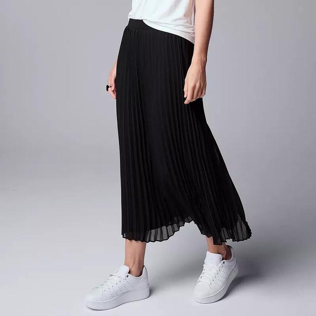 Womens Simply Vera Vera Wang Pleated Skirt Product Image