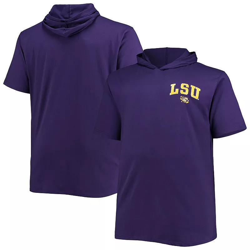 Mens LSU Tigers Big & Tall Team Hoodie T-Shirt Product Image