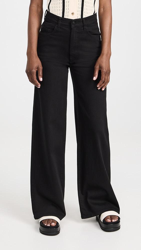 DL1961 Hepburn Wide Leg: High Rise Vintage Jeans | Shopbop Product Image