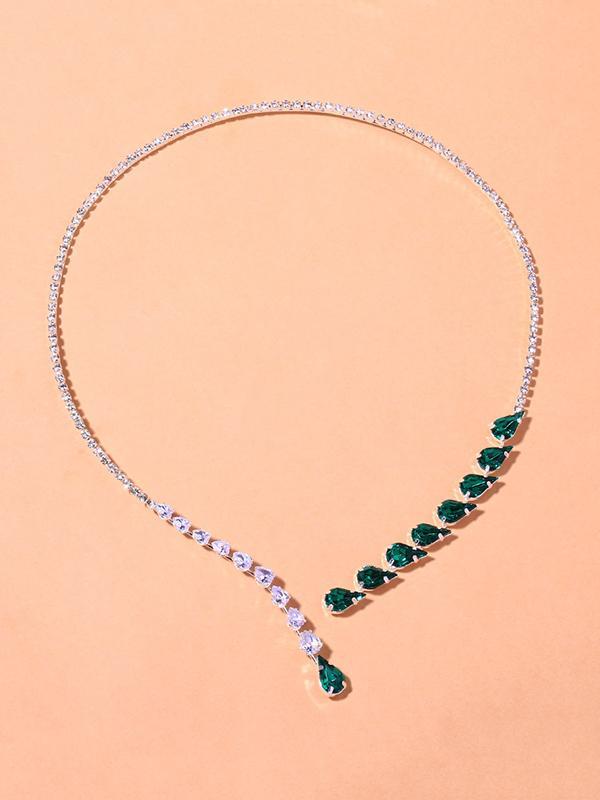 Original Stylish Statement Crystal Necklace Product Image