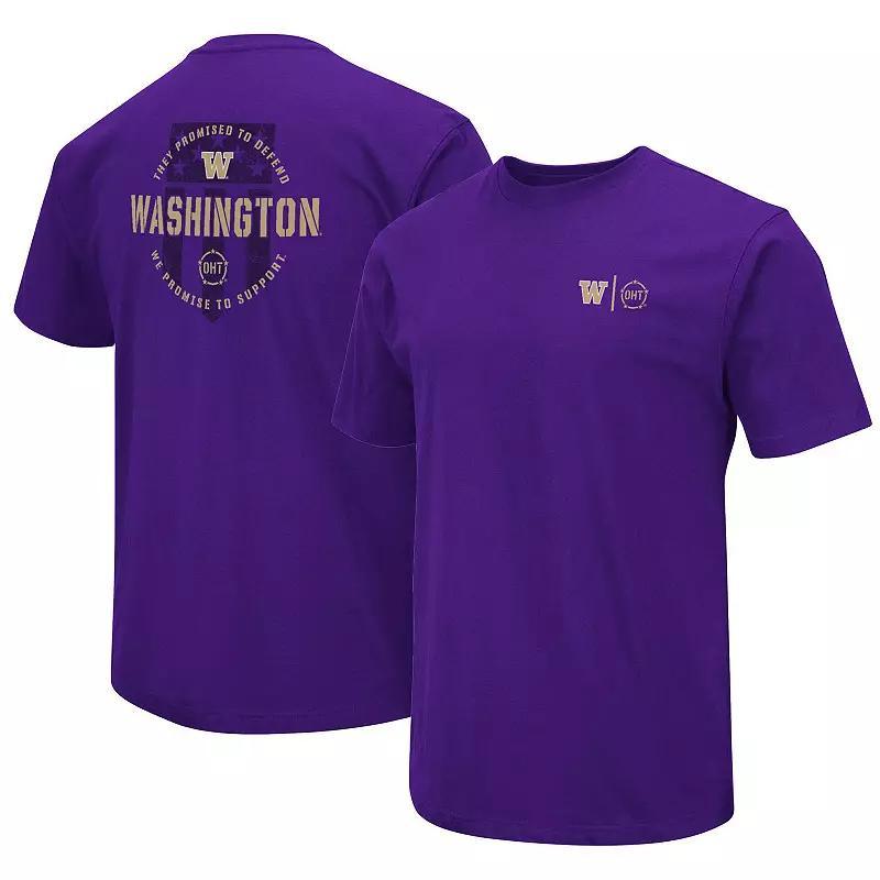 Mens Colosseum Washington Huskies OHT Military Appreciation T-Shirt Product Image