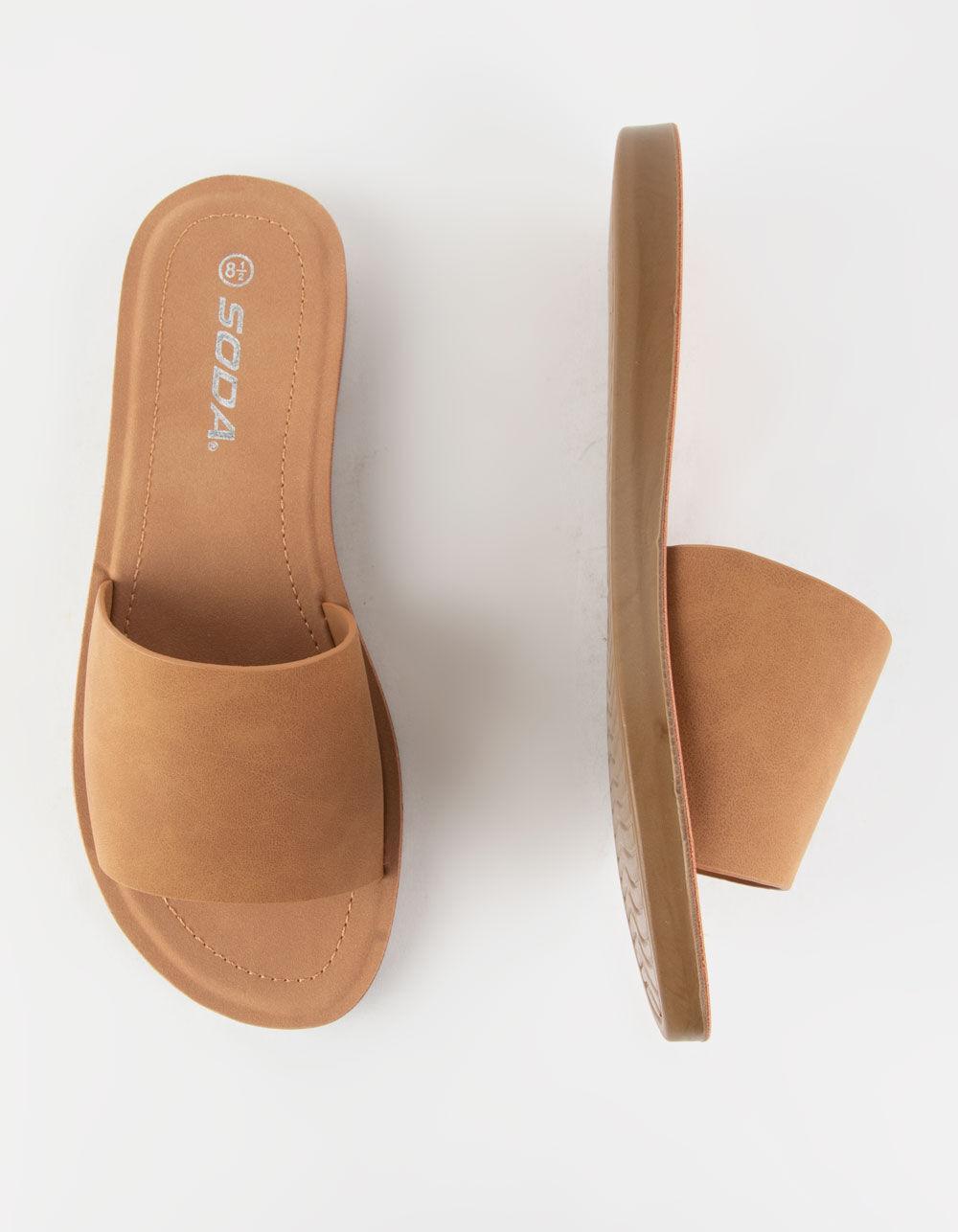 SODA Comfort Womens Slide Sandals Product Image