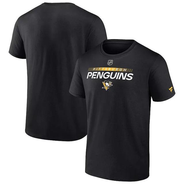 Mens Fanatics Branded Pittsburgh Penguins Authentic Pro Team Core Collection Prime T-Shirt Product Image