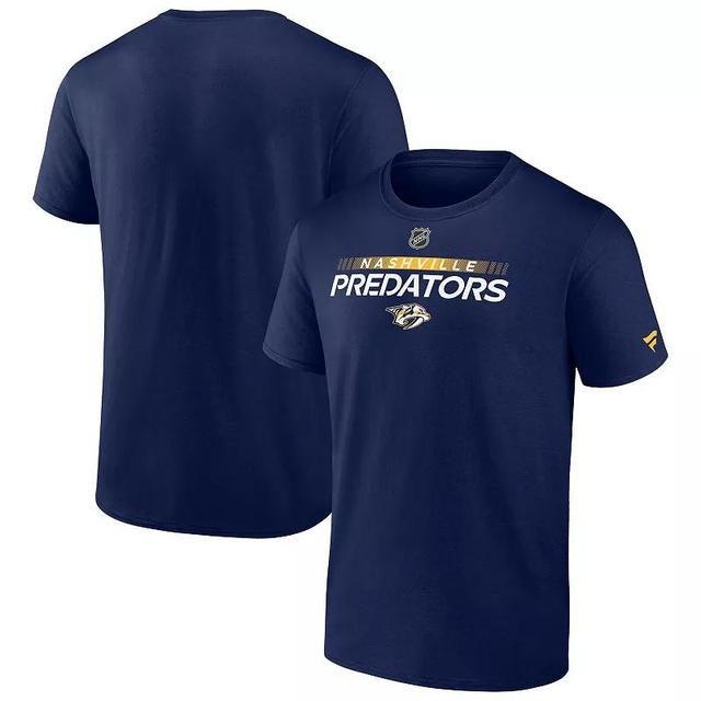 Mens Fanatics Navy Nashville Predators Authentic Pro Core Collection Prime T-Shirt Pdt Blue Product Image