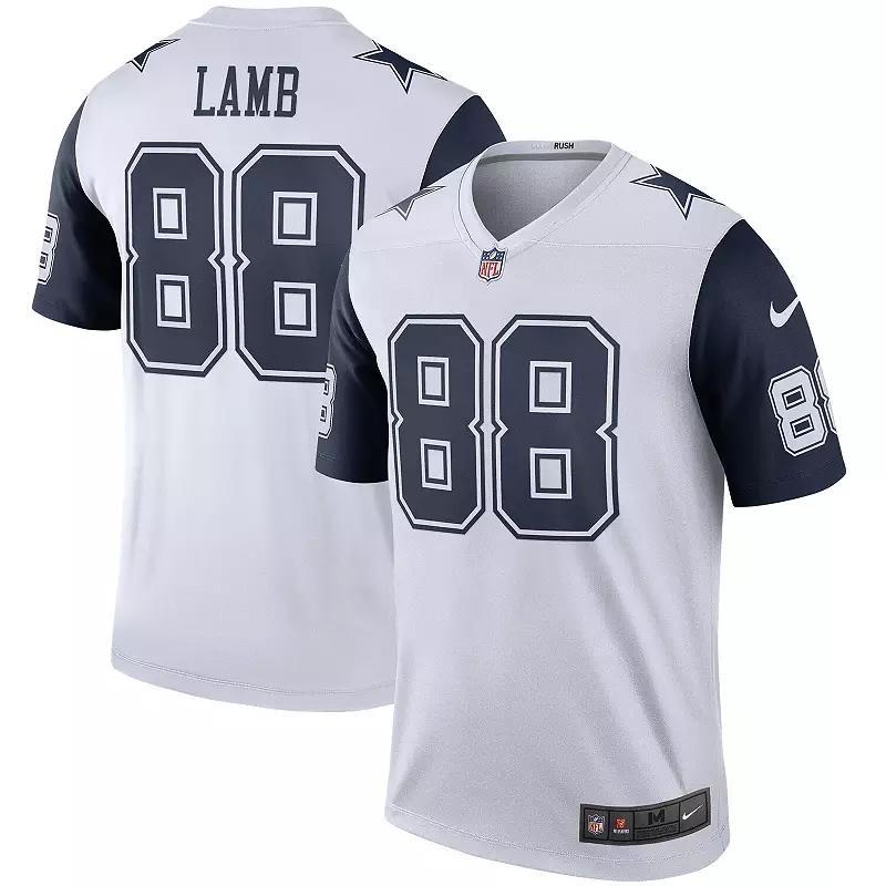 Mens Nike CeeDee Lamb White Dallas Cowboys 2nd Alternate Legend Jersey - White Product Image