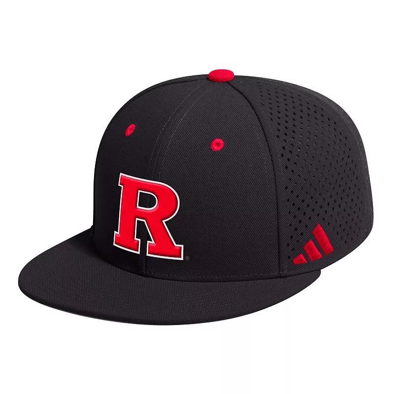 Mens adidas Rutgers Scarlet Knights On-Field Baseball Fitted Hat Product Image