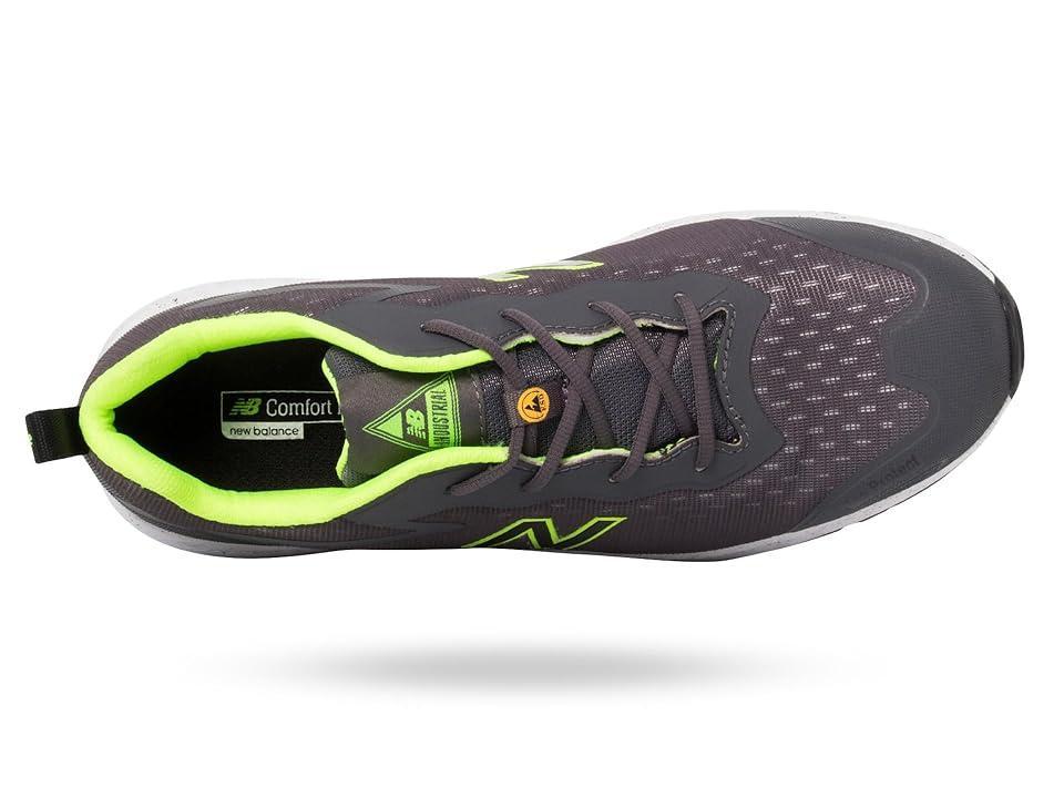 New Balance Work & Safety Logic Comp Toe EH PR SR (Grey/Lime) Men's Shoes Product Image