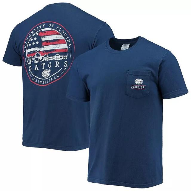 Image One Mens Navy Florida Gators Campus Americana T-Shirt Product Image