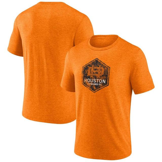 MLS Houston Dynamo Mens Short Sleeve Triblend Chest Logo T-Shirt Product Image