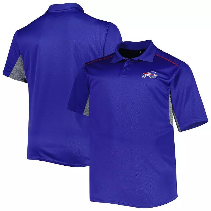 Mens Royal Buffalo Bills Big and Tall Team Color Polo Shirt Product Image