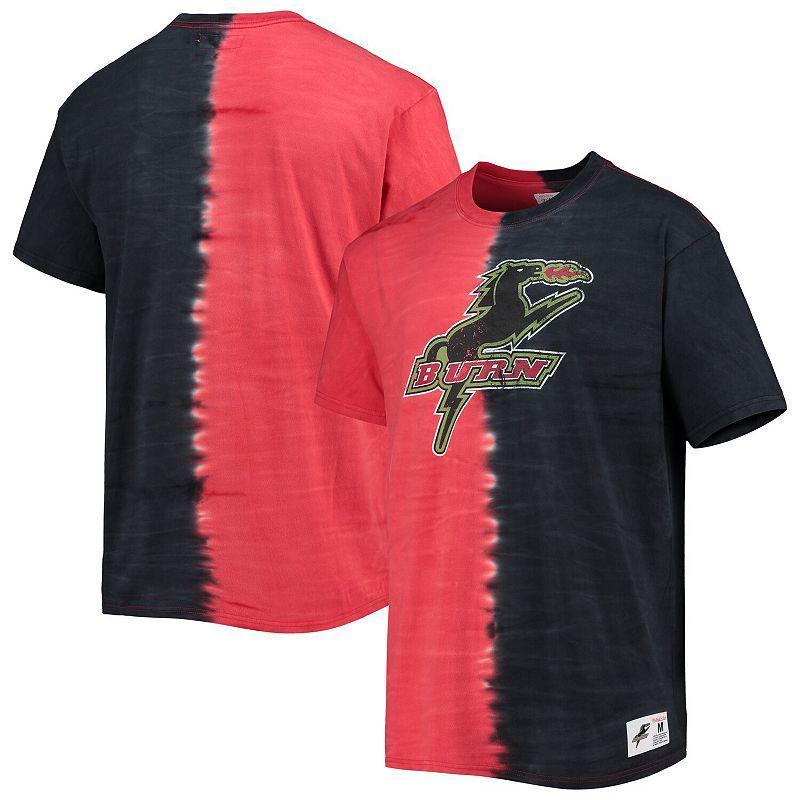 Mens Mitchell & Ness Red Dallas Burn Vertical Tie-Dye Top Product Image