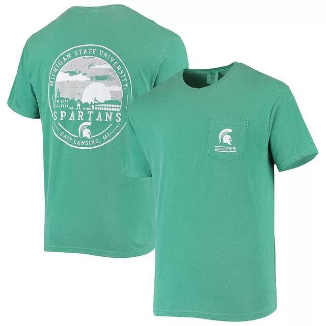 Mens Michigan State Spartans Circle Campus Scene T-Shirt Product Image