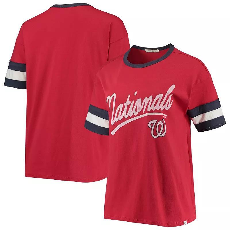 Womens 47 Red Washington Nationals Dani T-shirt Product Image