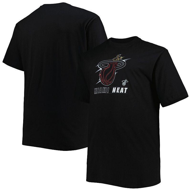 Mens Miami Heat Big & Tall Heart & Soul T-Shirt Product Image