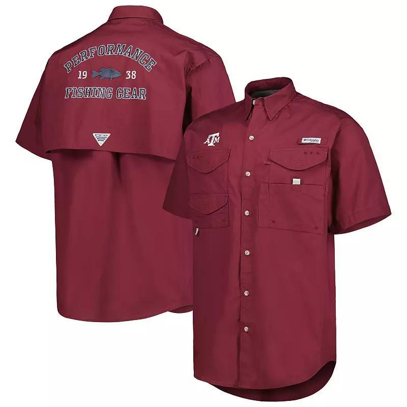 Mens Columbia Maroon Texas A&M Aggies Bonehead Button-Up Shirt Product Image