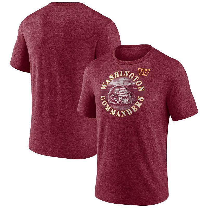 Mens Fanatics Branded Heathered Burgundy Washington Commanders Sporting Chance T-Shirt Product Image