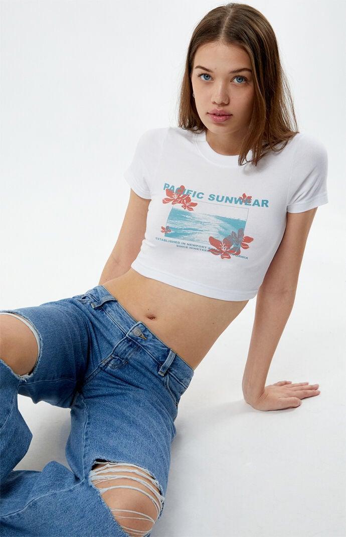 Women's Pacific Sunwear Beach Baby T-Shirt Product Image