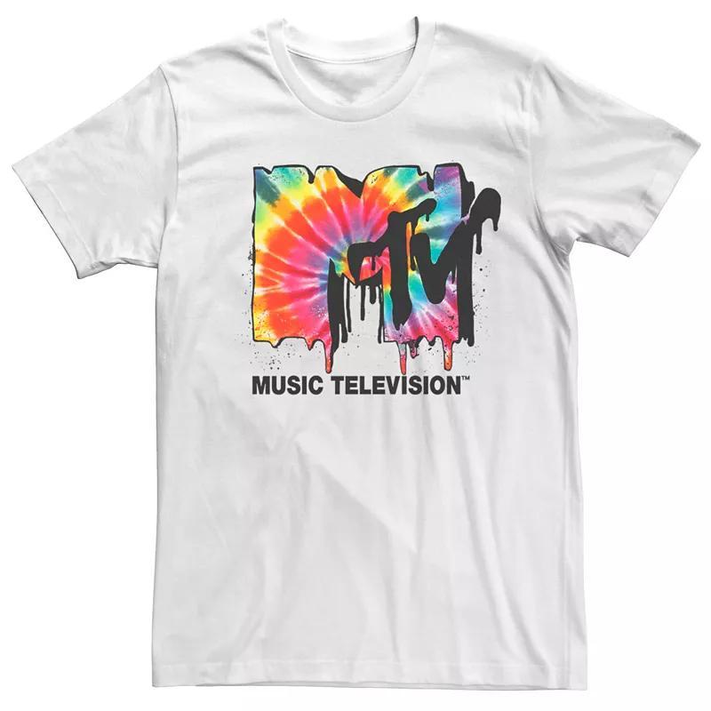 Mens MTV Tie Dye Drip Logo Tee Product Image