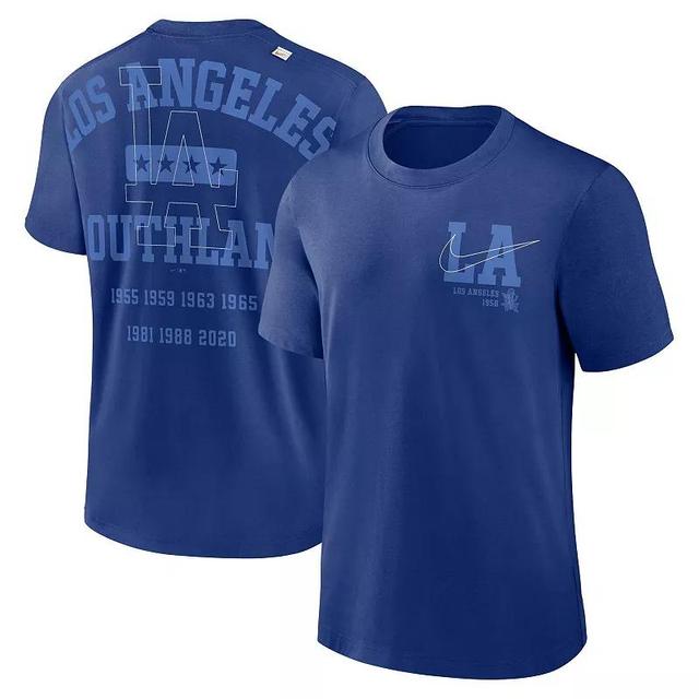 Mens Nike Royal Los Angeles Dodgers Statement Game Over T-Shirt Product Image