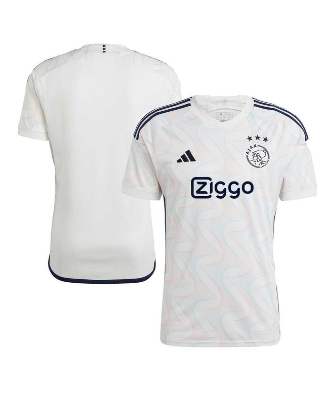 Mens adidas White Ajax 2023/24 Away Replica Jersey - White Product Image