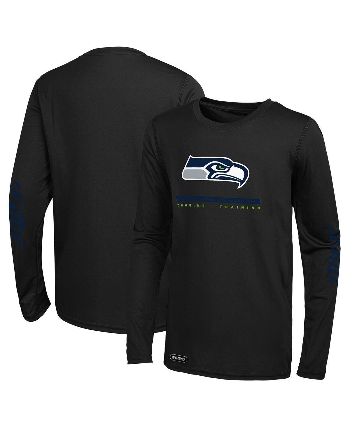 Mens Seattle Seahawks Agility Long Sleeve T-Shirt Product Image