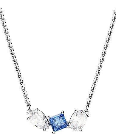 Womens Mesmera Rhodium-Plated & Crystal Mixed Cuts Pendant Necklace Product Image