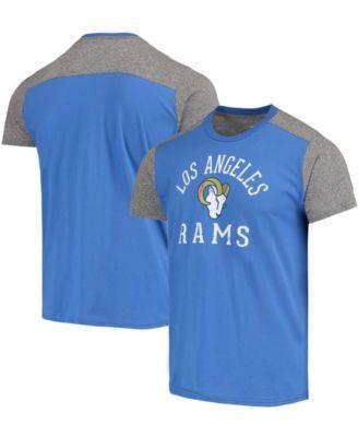 Mens Majestic Threads Royal/Gray Los Angeles Rams Field Goal Slub T-Shirt Product Image