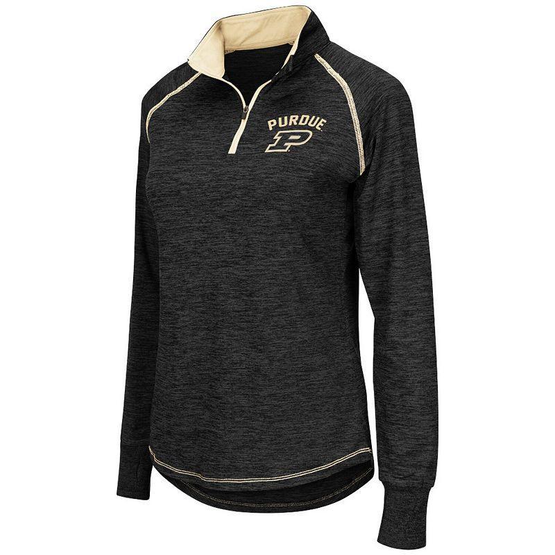 Womens Colosseum Purdue Boilermakers Bikram 1/4 Zip Long Sleeve Jacket Product Image