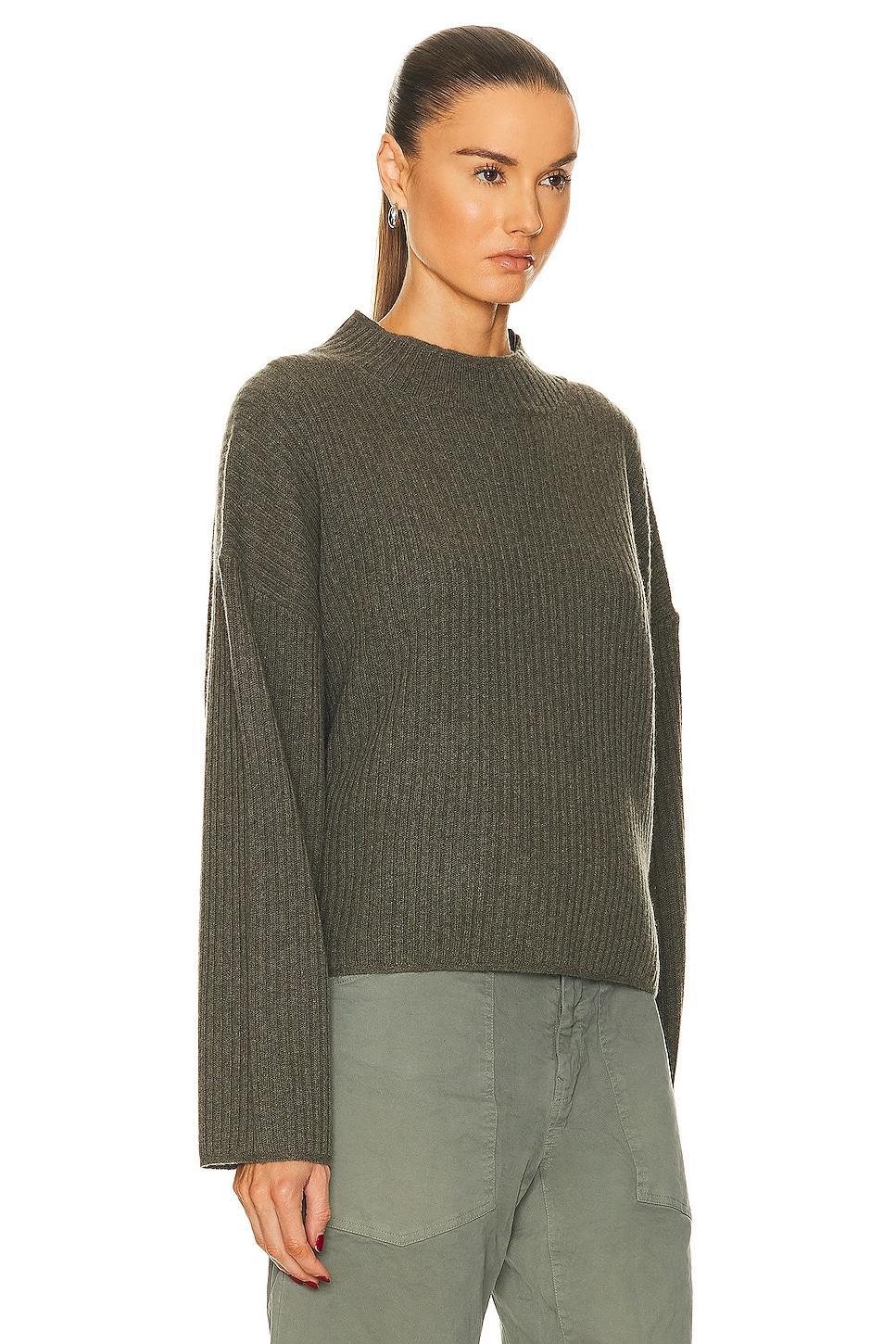 NILI LOTAN Idesia Sweater in Green Product Image