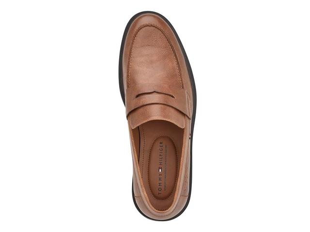 Tommy Hilfiger Mens Apron Toe Penny Loafers - Light Brown Product Image