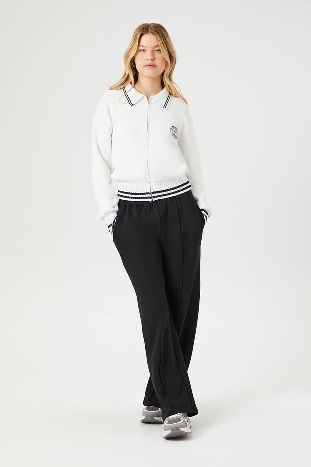 French Terry Straight-Leg Pants | Forever 21 Product Image