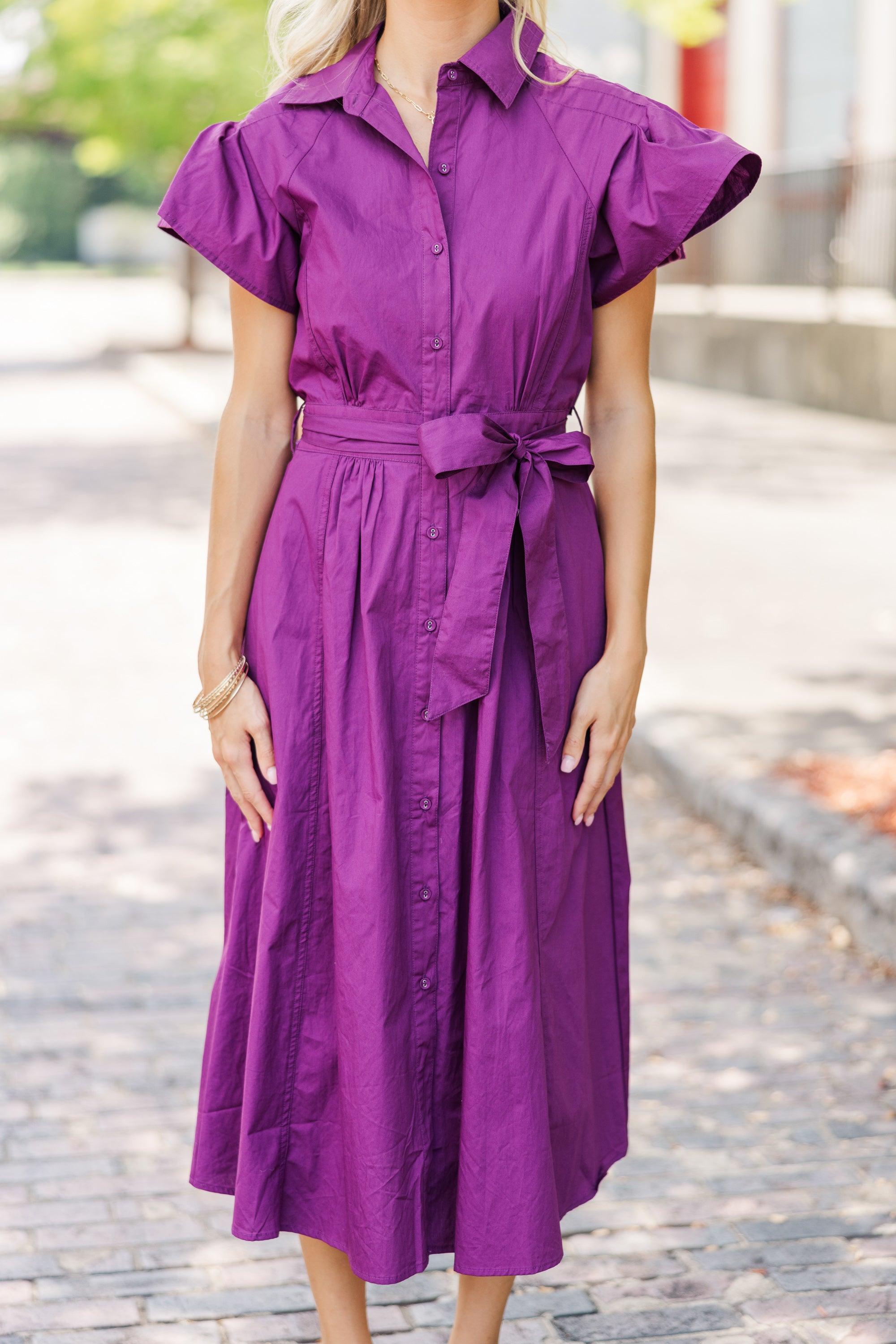 All In A Dream Plum Purple Dress Female Product Image