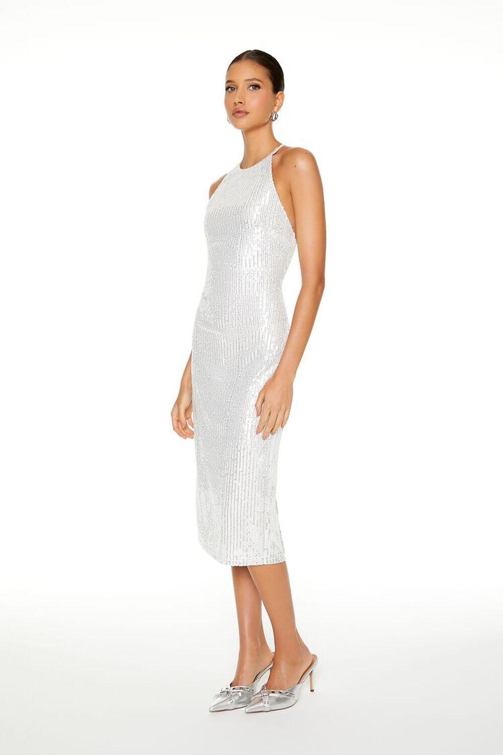 Sequin Crisscross Midi Dress | Forever 21 Product Image