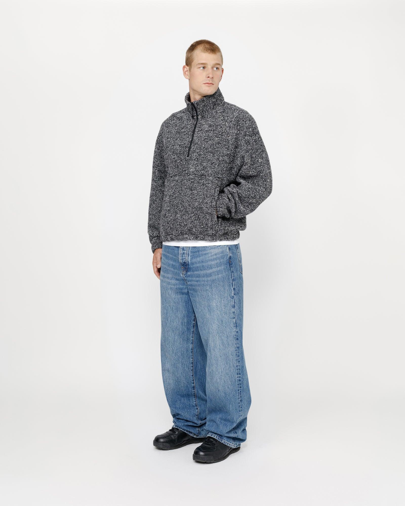 WOOL BLEND SHERPA MOCK NECK Male Product Image