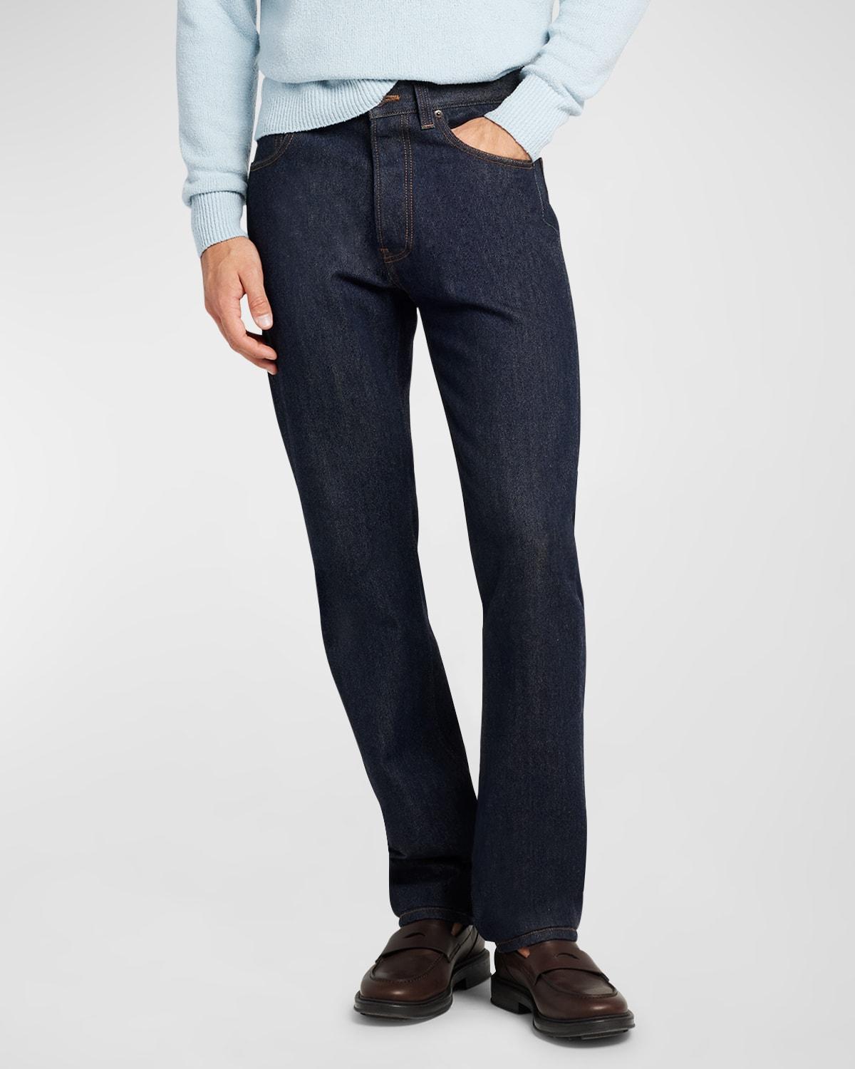 Mens Kamen Cotton-Cashmere Denim Jeans Product Image