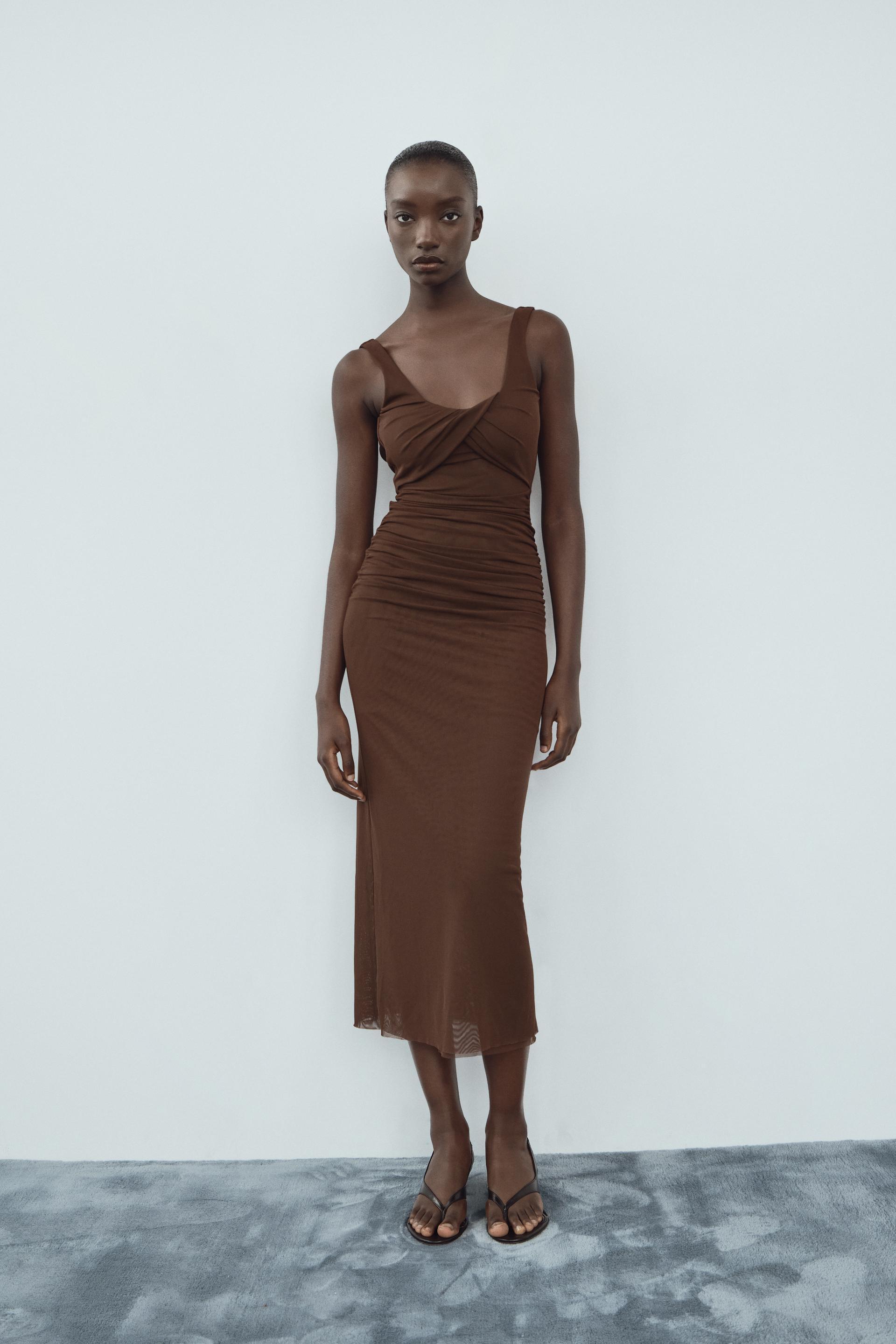 TULLE MIDI DRESS Product Image