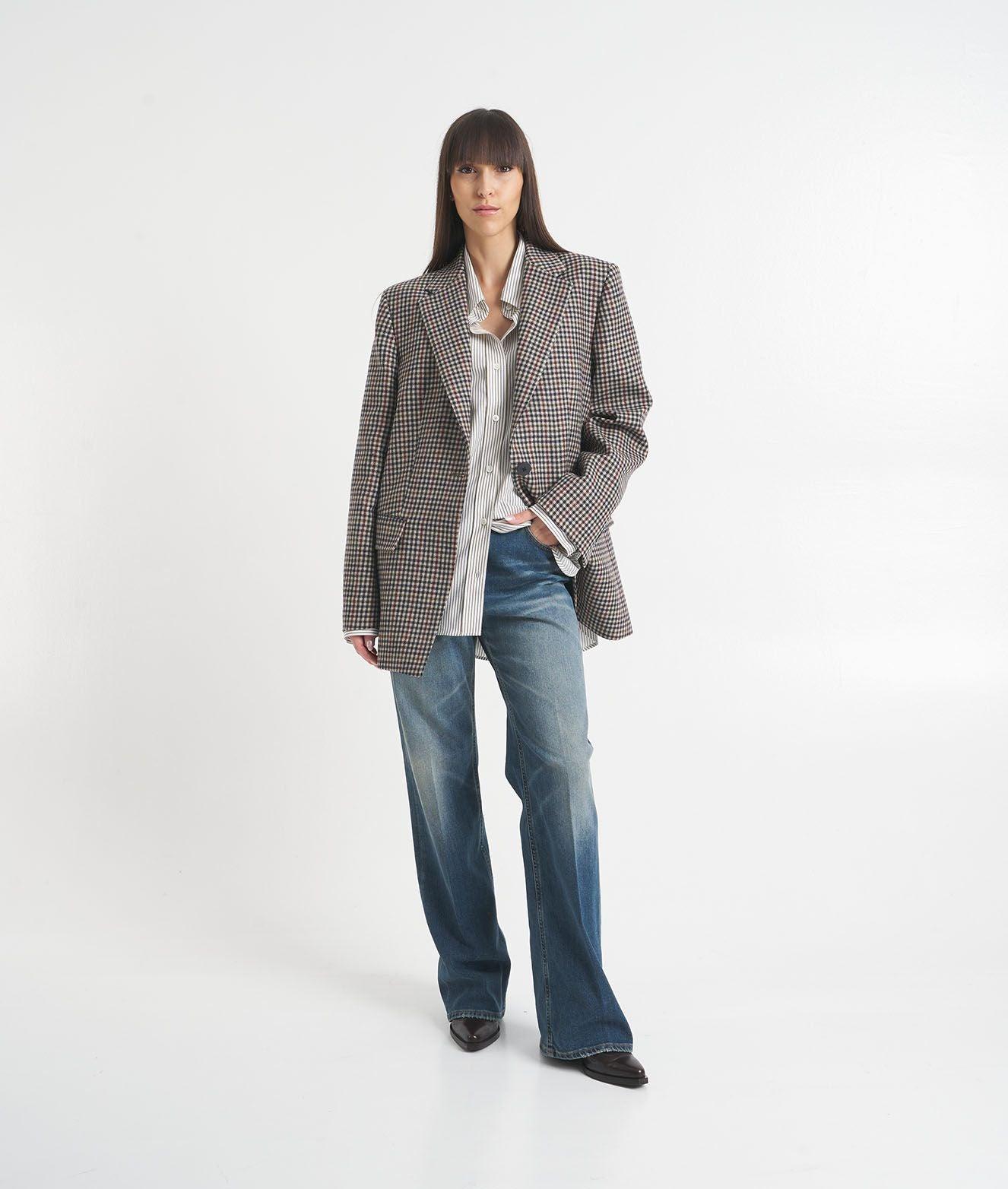 Blazer a quadri Female Product Image