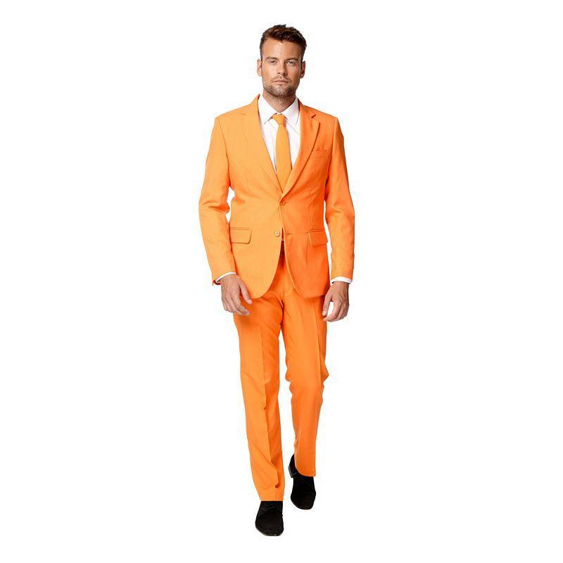 Mens OppoSuits Slim-Fit Solid Suit & Tie Set Product Image